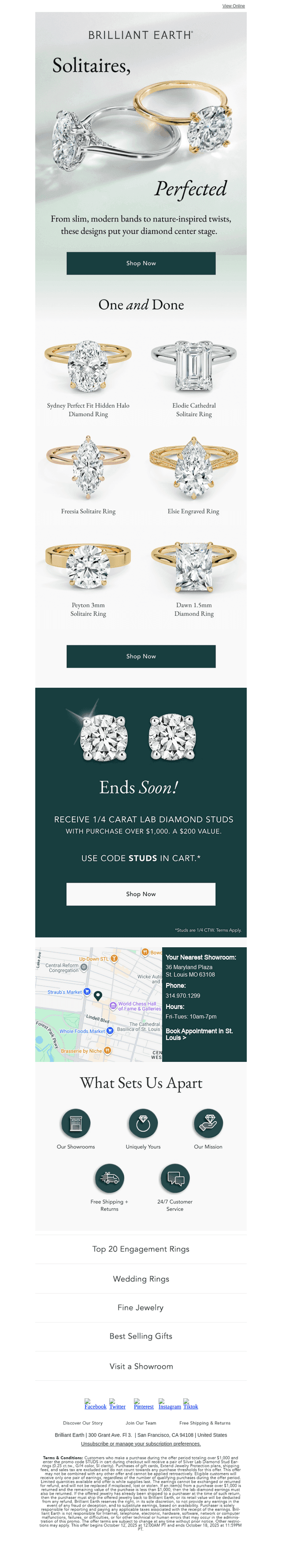 Solitaire rings that say it all