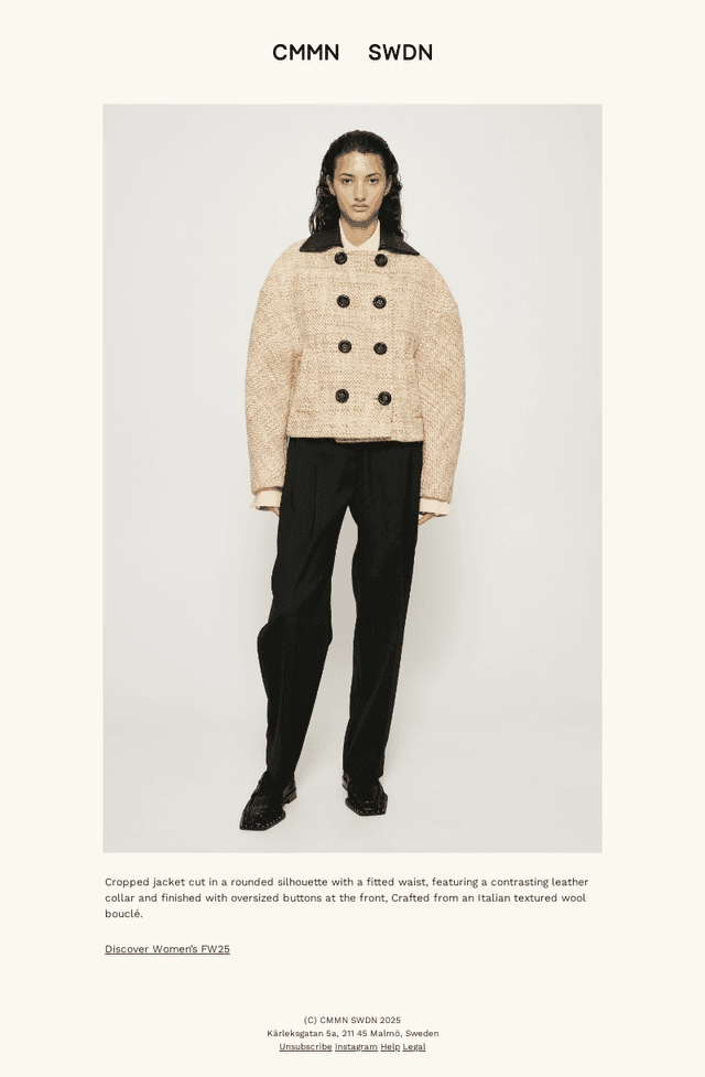 Cropped jacket