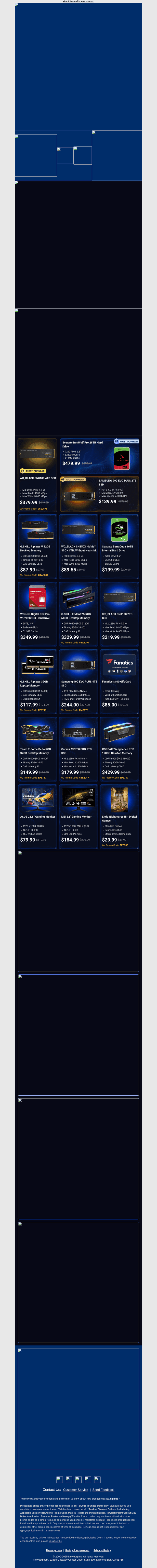 💻 Top SSDs & Desktop Memory on Sale Today