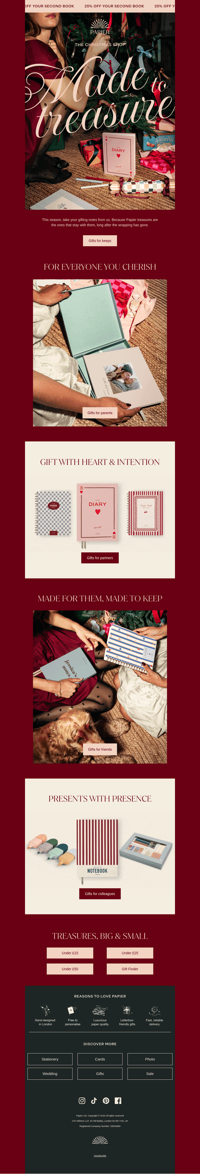 Our Christmas shop is open 🎀