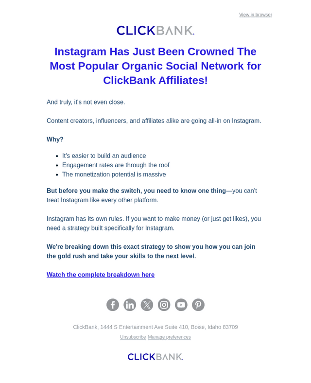 Earning Potential Soars on Instagram