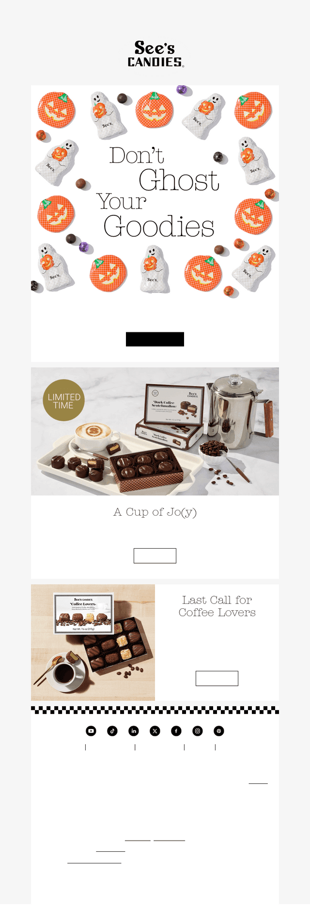 See's Candies email from Thu, Oct 16, 2025