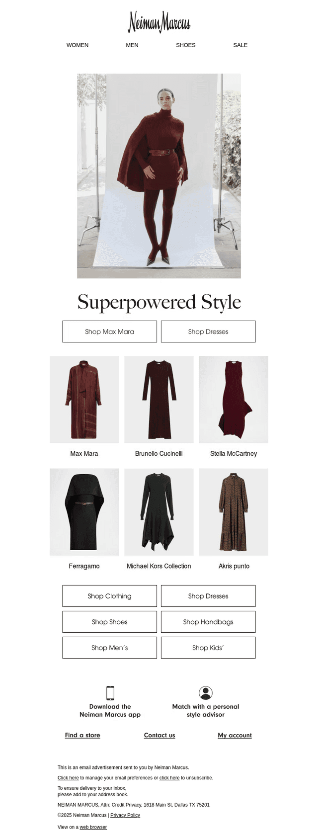 Max Mara’s captivating cape dress