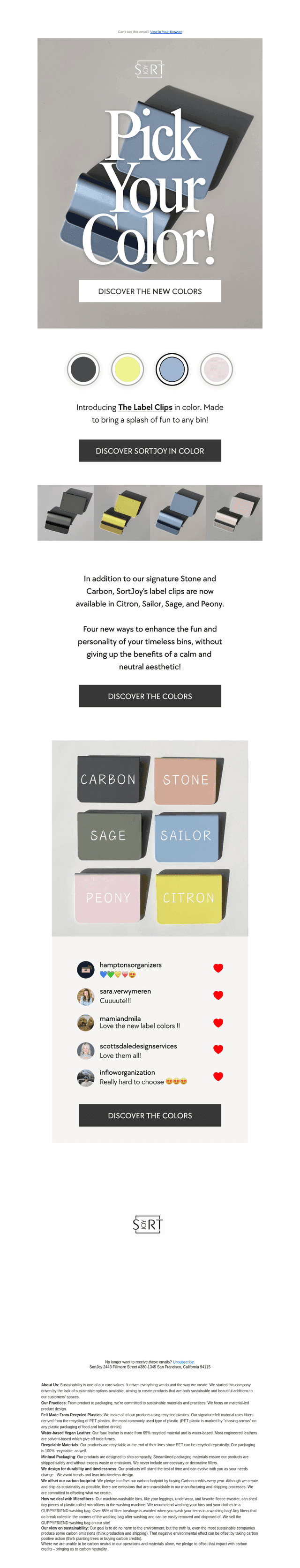 Pick your color!