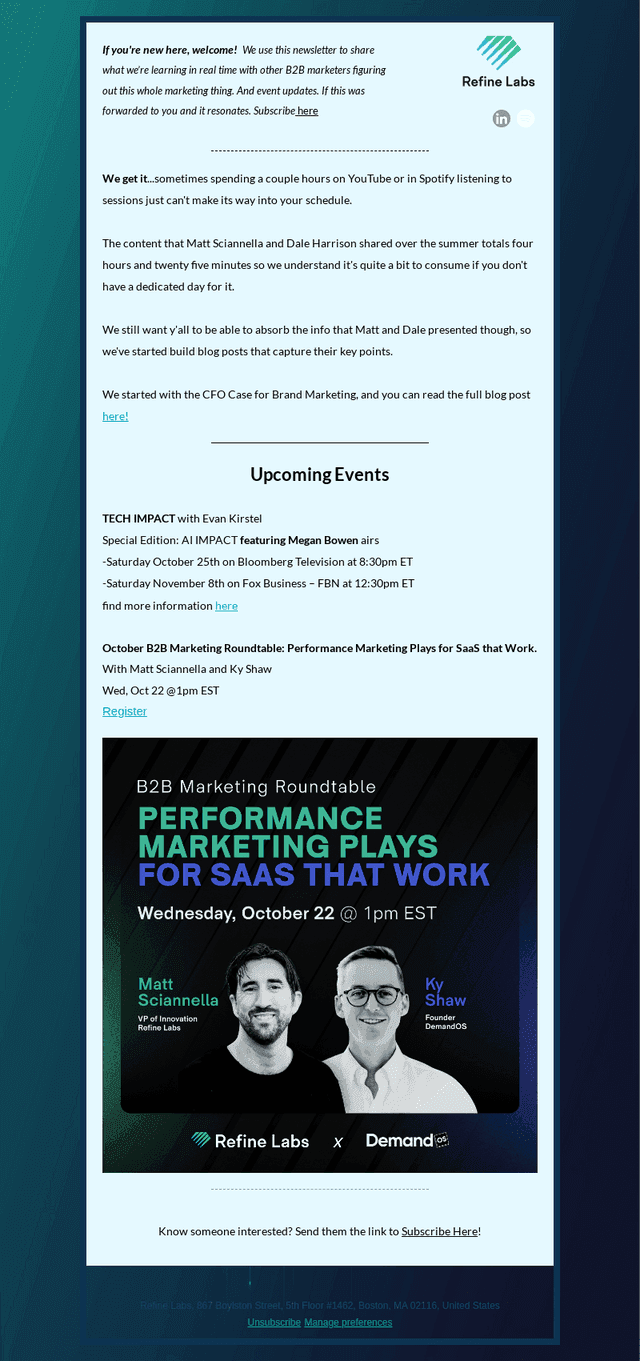 🔷  The CFO Case for Brand Marketing