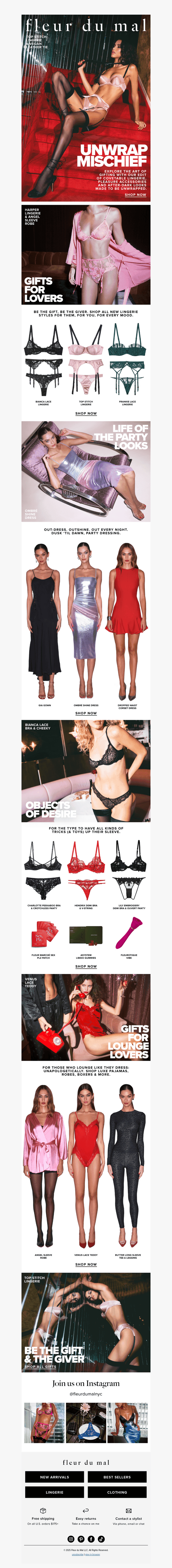 Fleur du Mal email from Thu, Oct 16, 2025