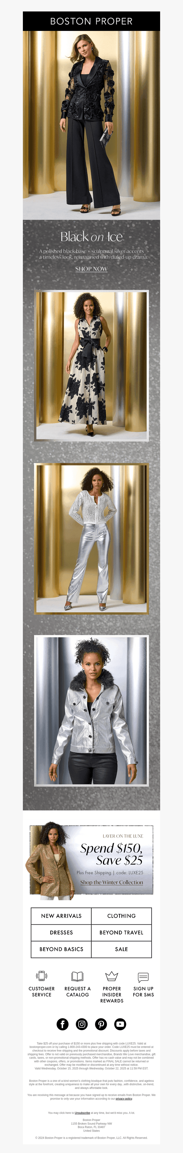 Black on Ice: where timeless meets statement