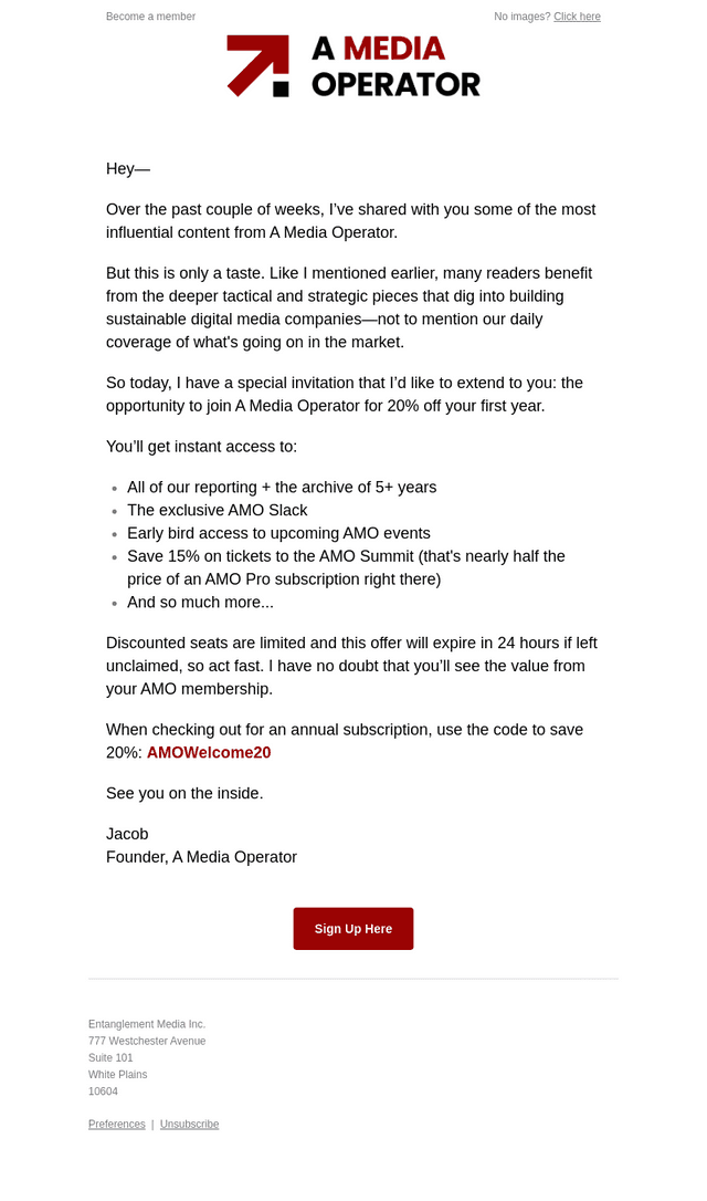 A personal invitation: Join AMO Pro