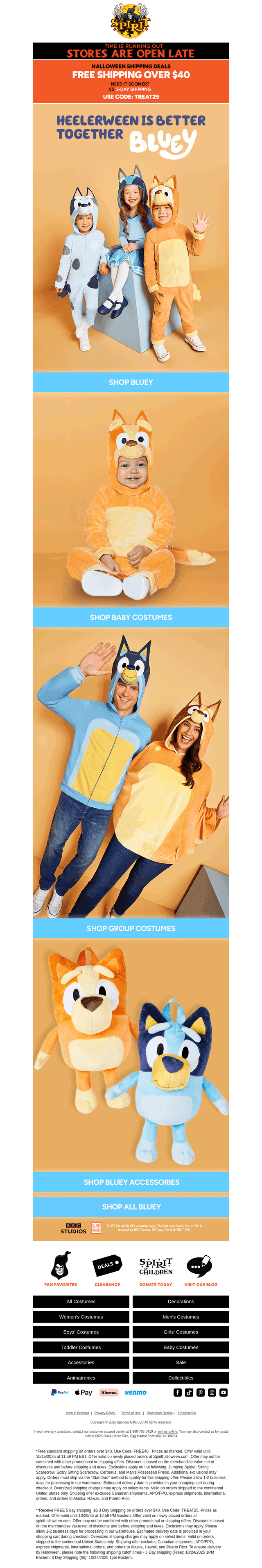 Oh, biscuits! Bluey costumes?! 💙