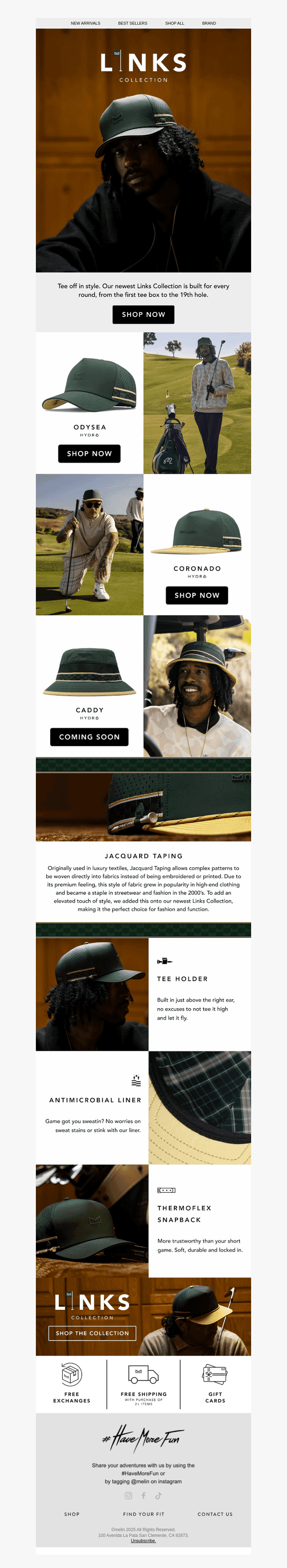 Just In: Limited Links Collection