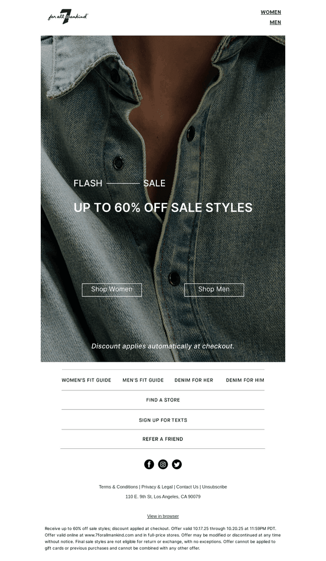 Up to 60% Off Today
