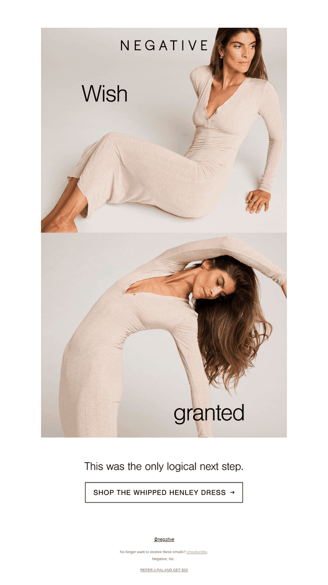 THE WHIPPED DRESS IS HERE