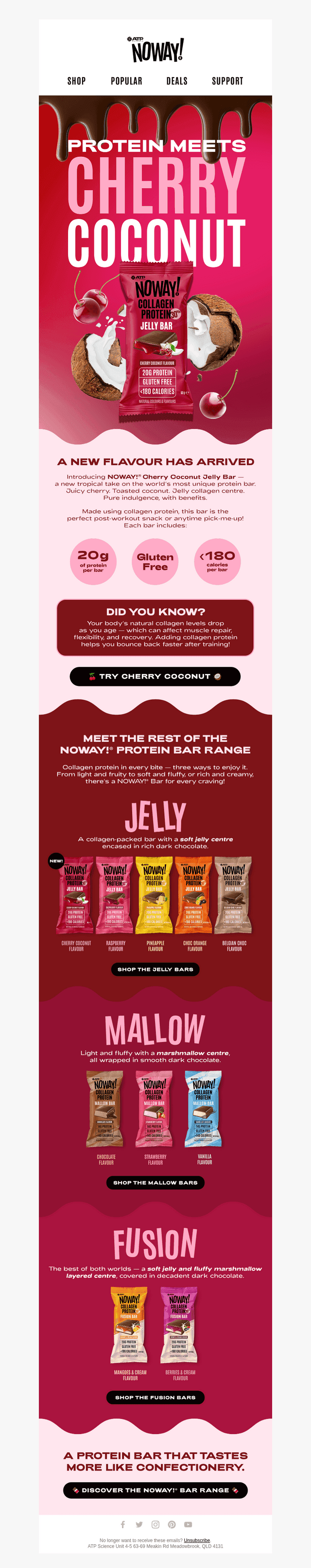 New Flavour Drop: Protein Bar Meets Cherry Coconut ✨