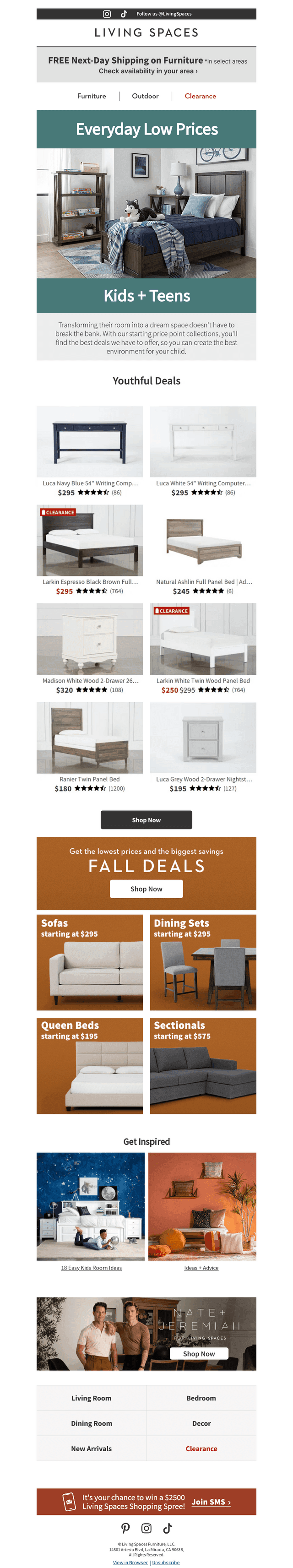 Kids + Teens Collections @ THE LOWEST PRICES!