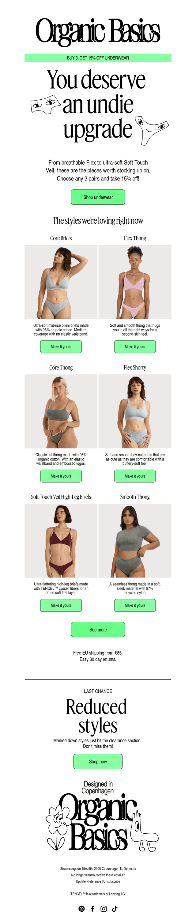 A Bundle For Your Butt >> 15% OFF 3 Undies