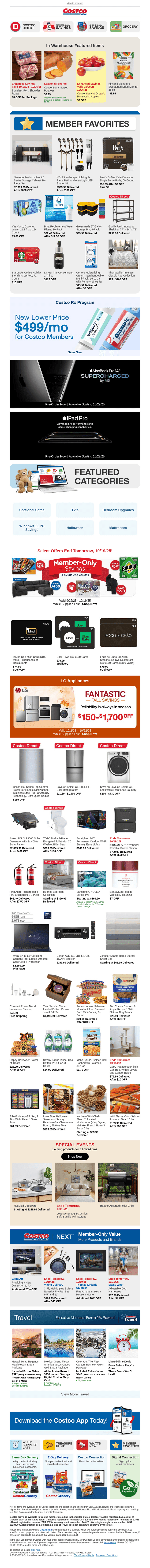 COS email from Sat, Oct 18, 2025