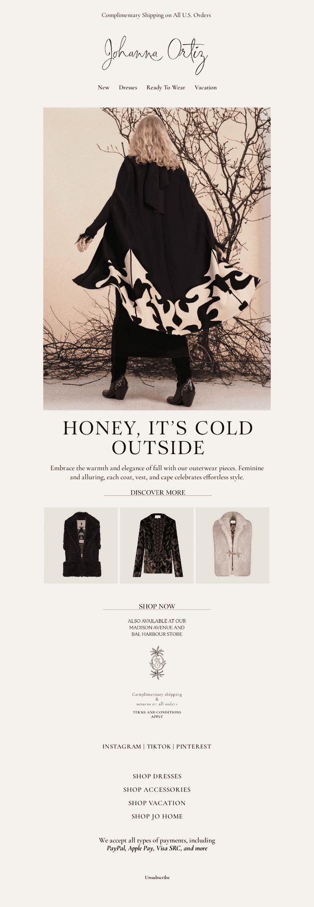 Honey, It's Cold Outside