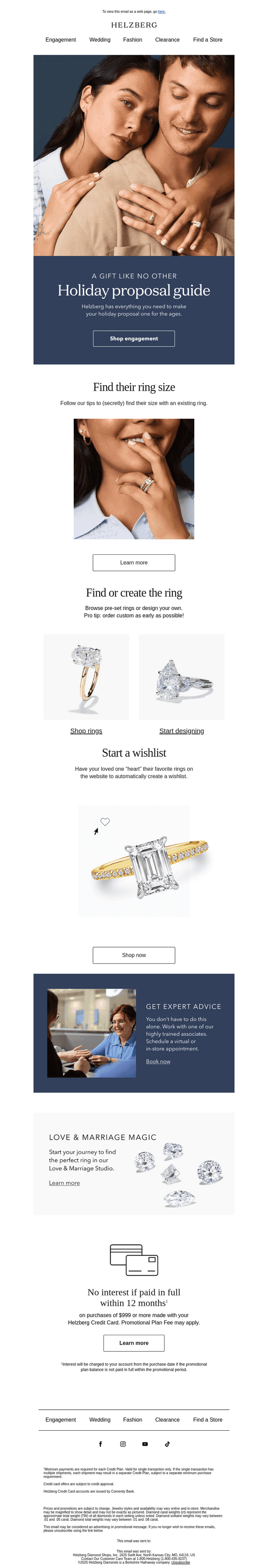 Make your holiday proposal merry & bright