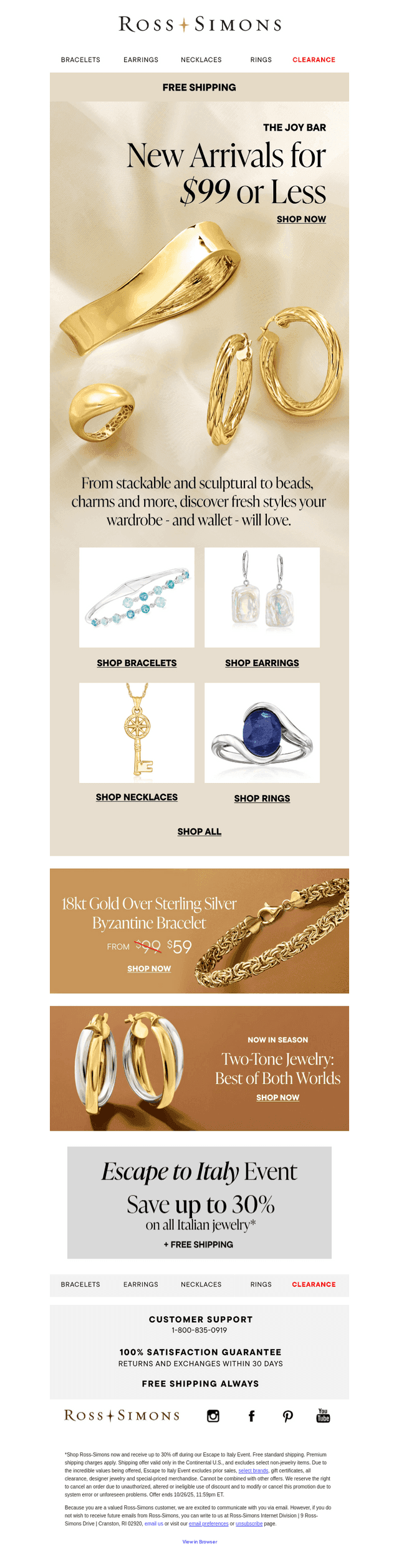 Shop new drops, all $99 or less!