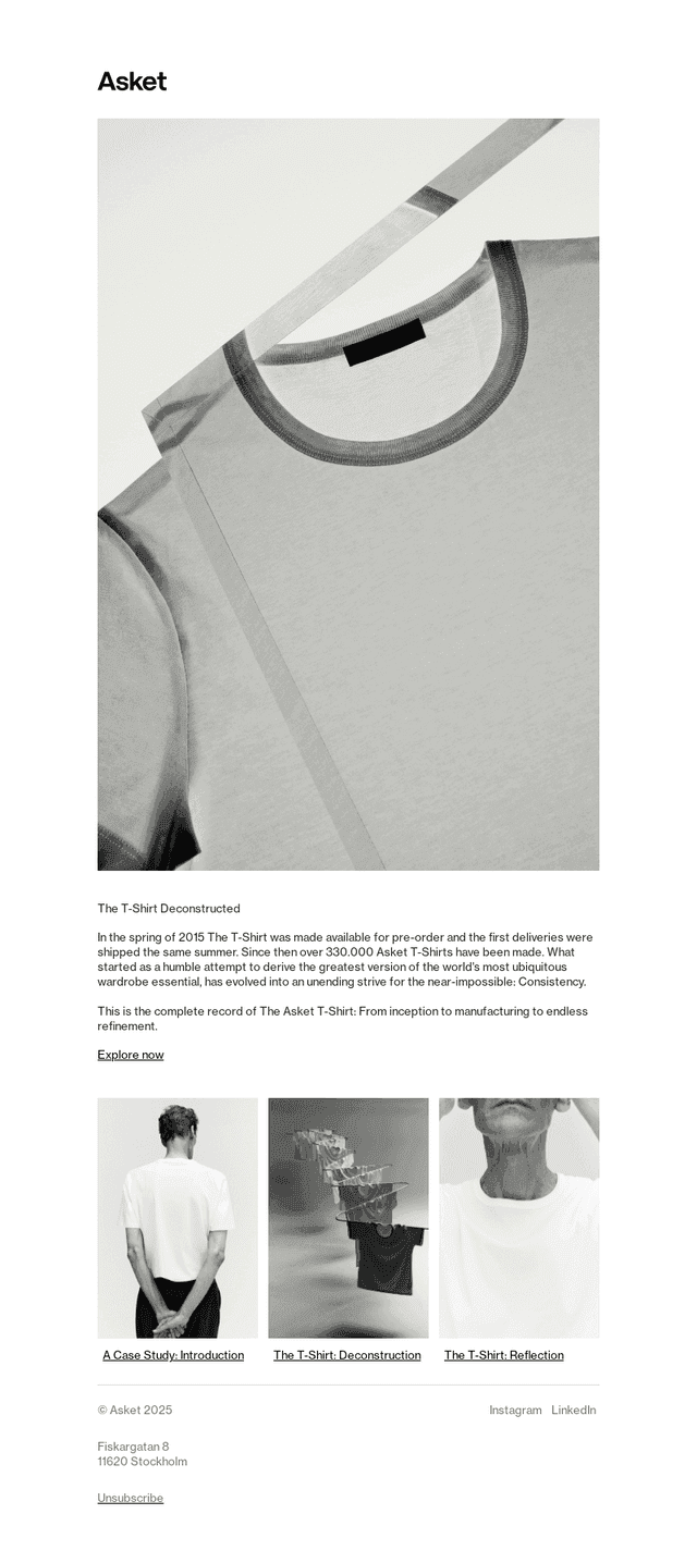 The T-Shirt Deconstructed
