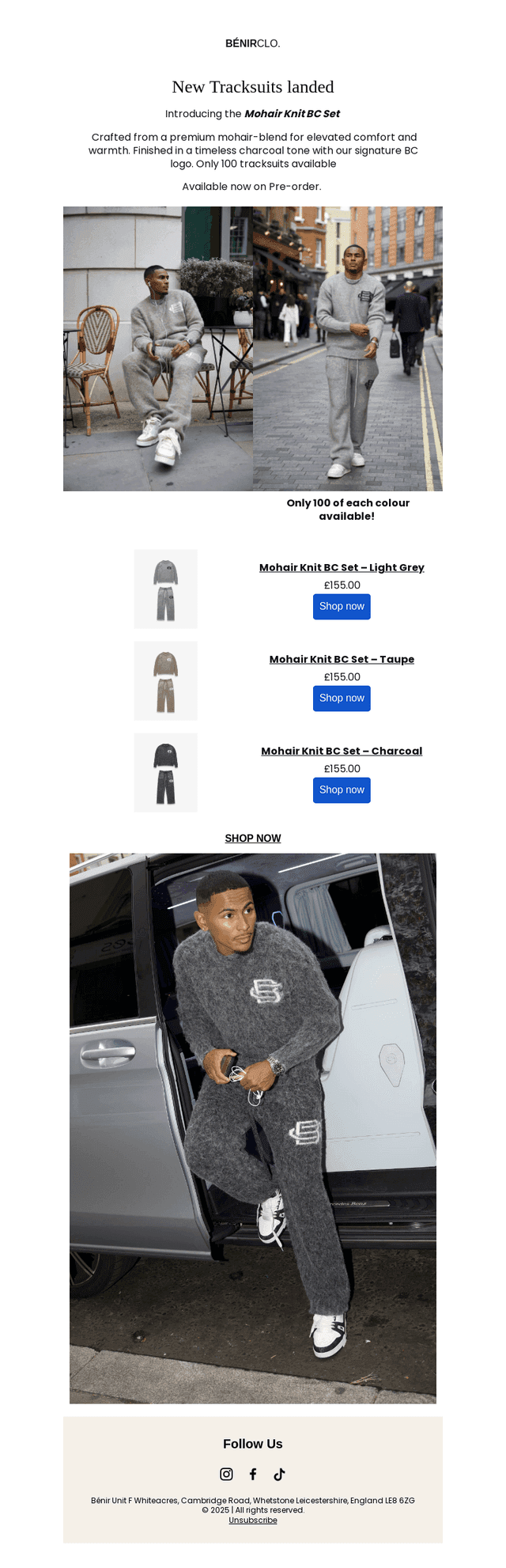 New Tracksuits landed!