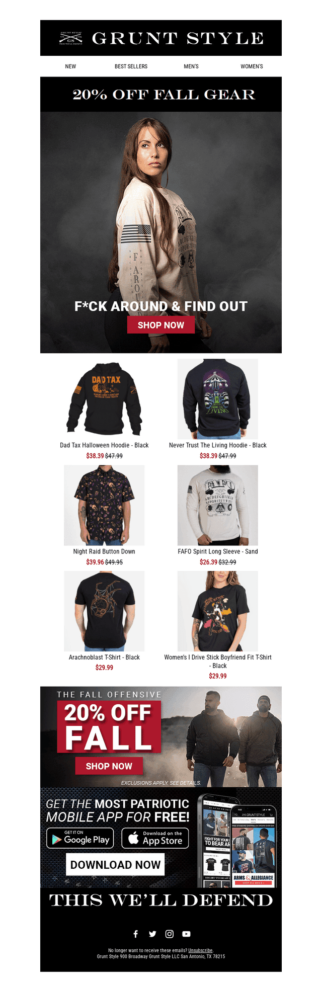 20% Off Select Halloween Gear🎃