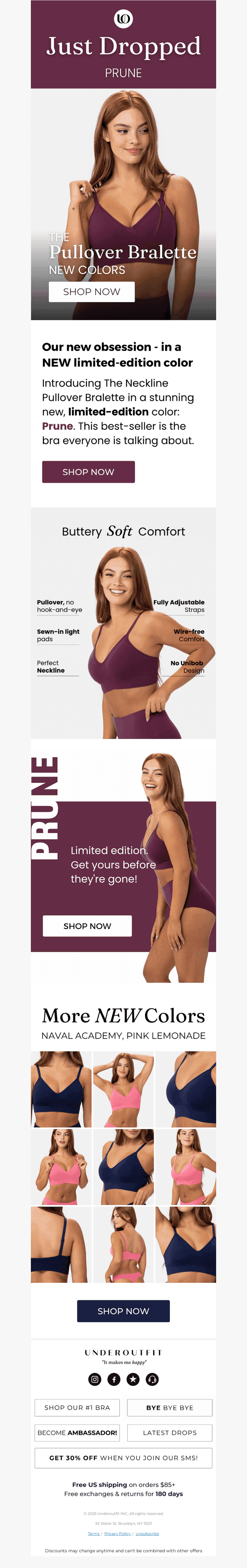𝗝𝘂𝘀𝘁 𝗗𝗿𝗼𝗽𝗽𝗲𝗱: The Obsession Bra in Prune