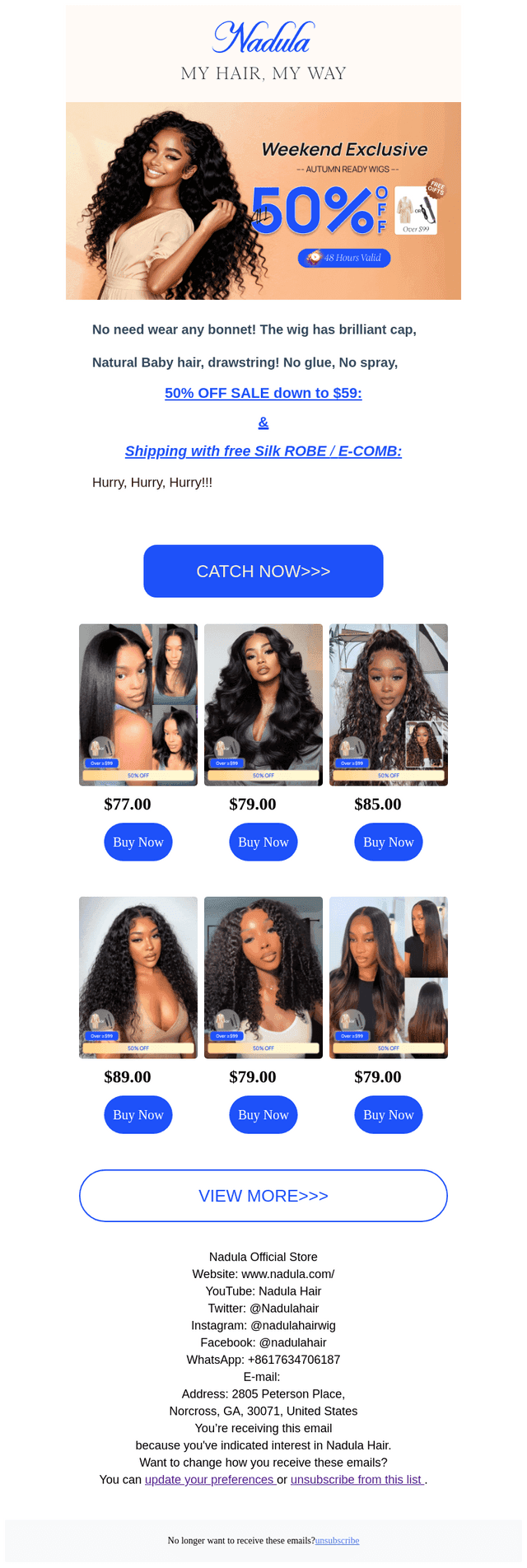 [Order ASAP] HALP OFF wigs will be sold out.