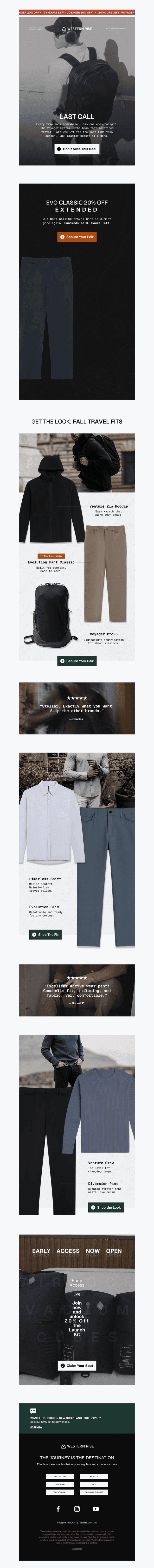 Final Boarding Call — 20% Off Ends Tomorrow