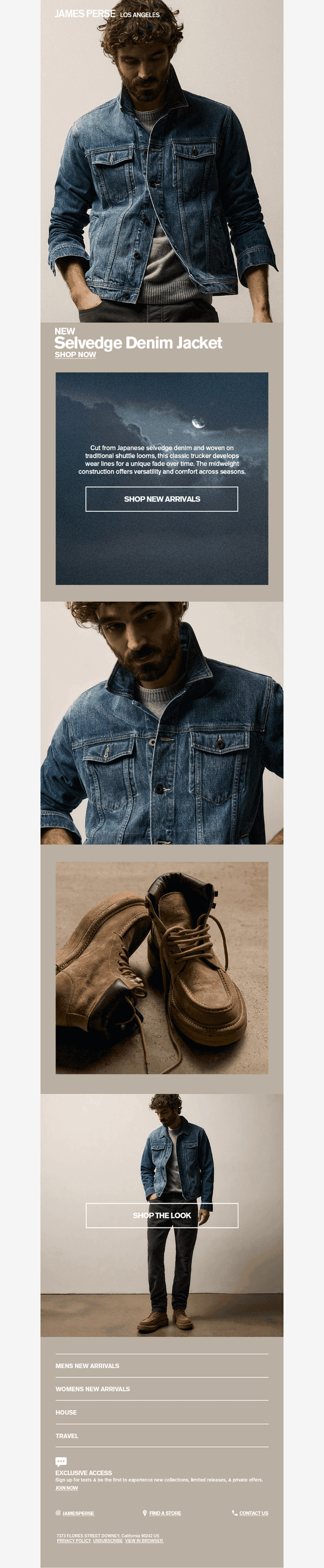 New Selvedge Denim Jacket