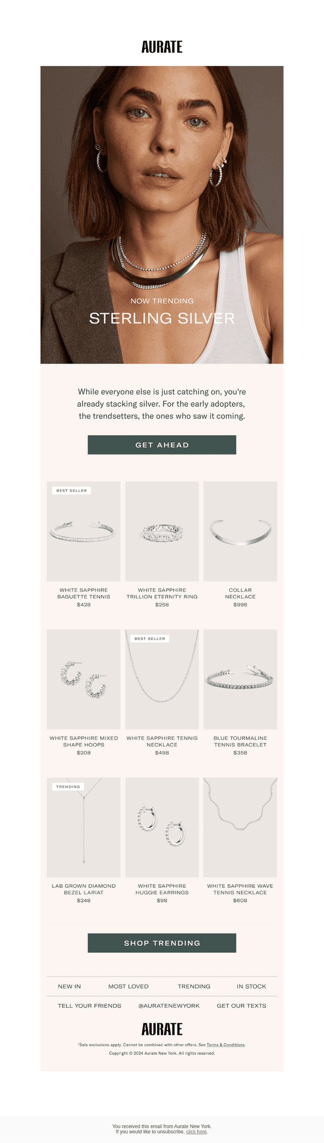 TRENDING: Sterling Silver