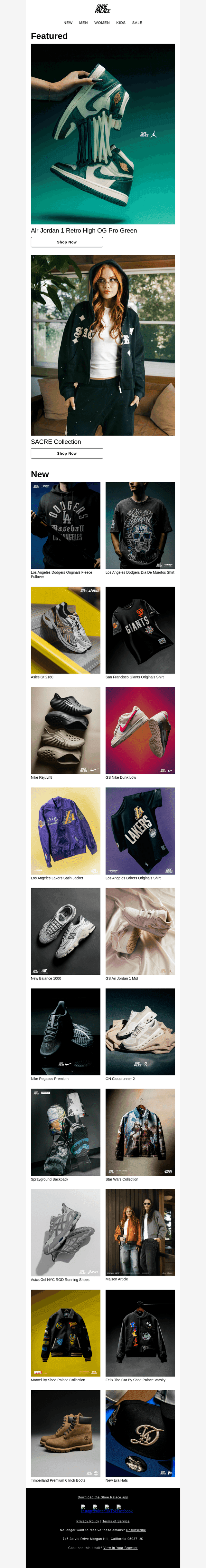 Just In: New Arrivals