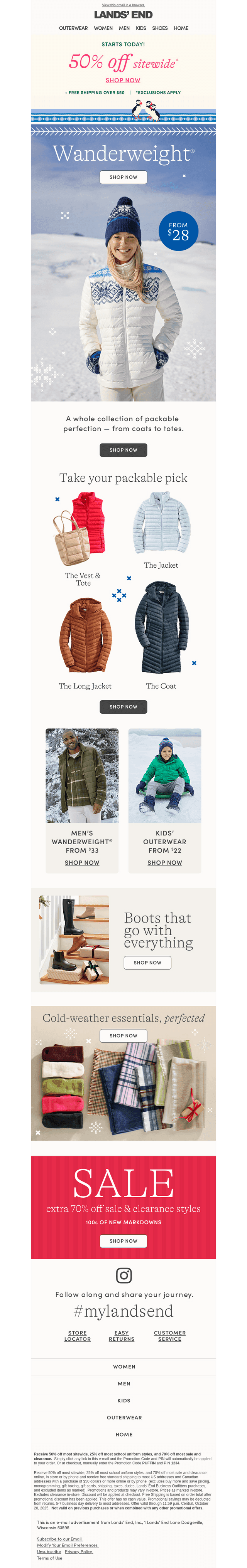 Wanderweight: Outsmart the weather