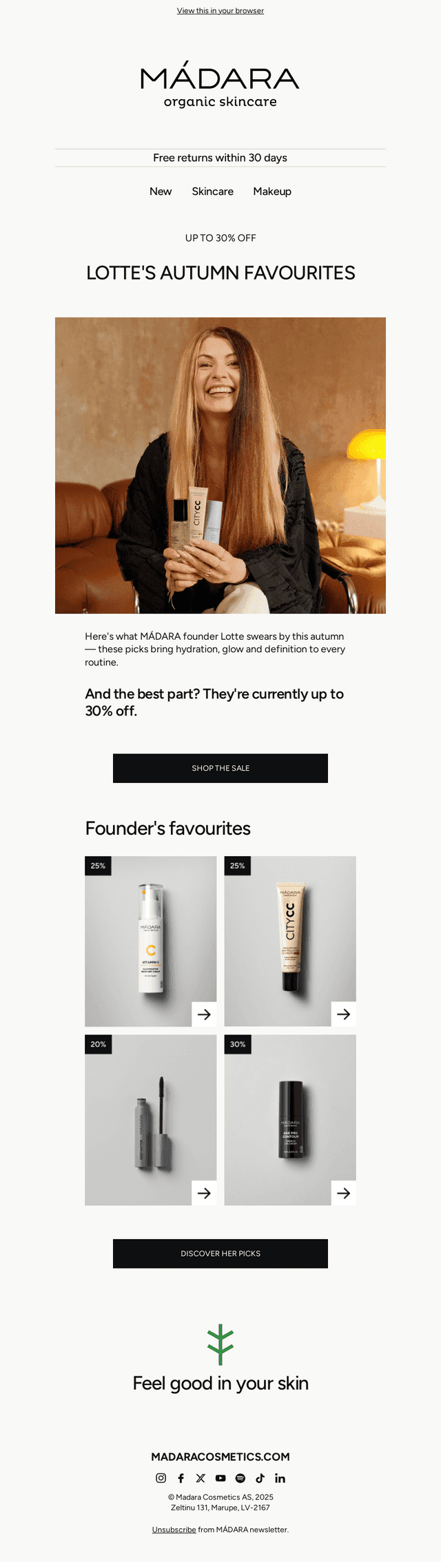 👀 Inside our founder's beauty bag