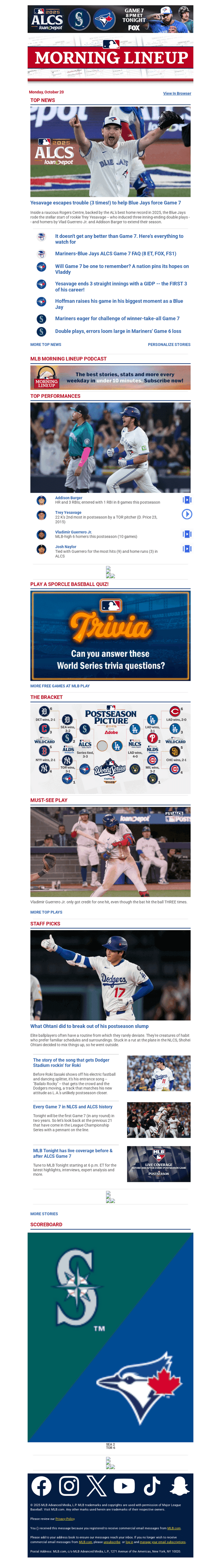 The two best words in baseball: GAME. SEVEN.
