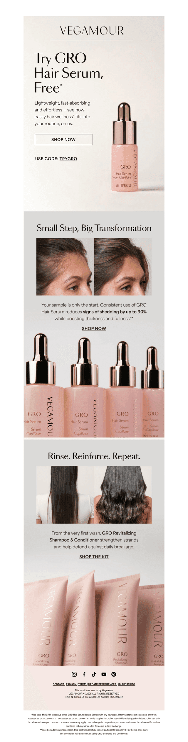 Try GRO Hair Serum—Deluxe Sample inside ✨