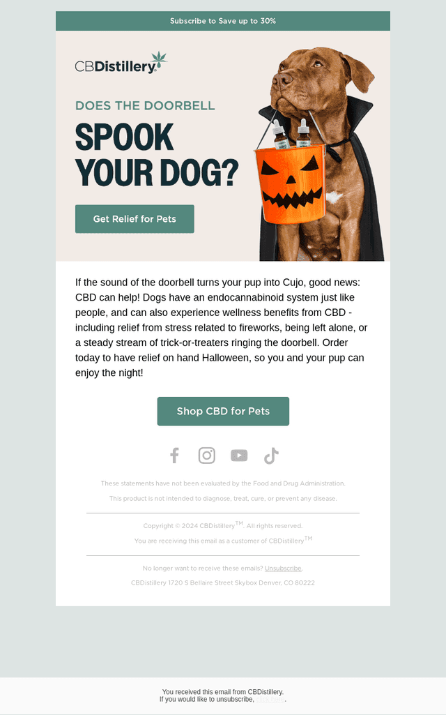 Does the doorbell spook your dog?