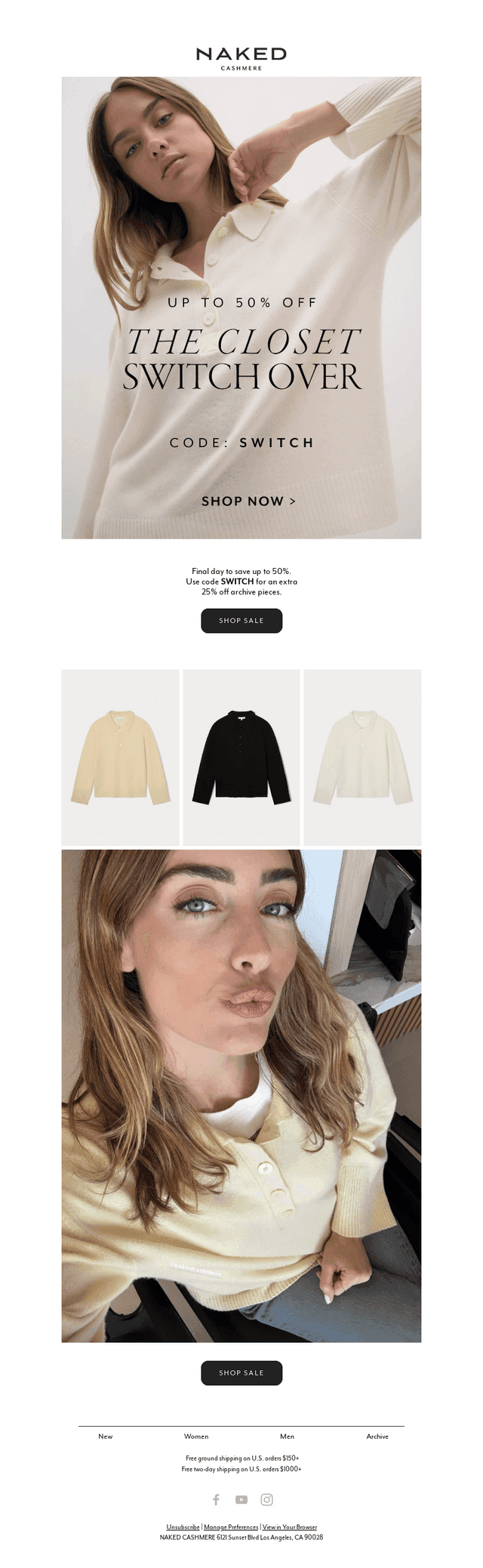 Final Day: Closet Switch Over Ends Tonight