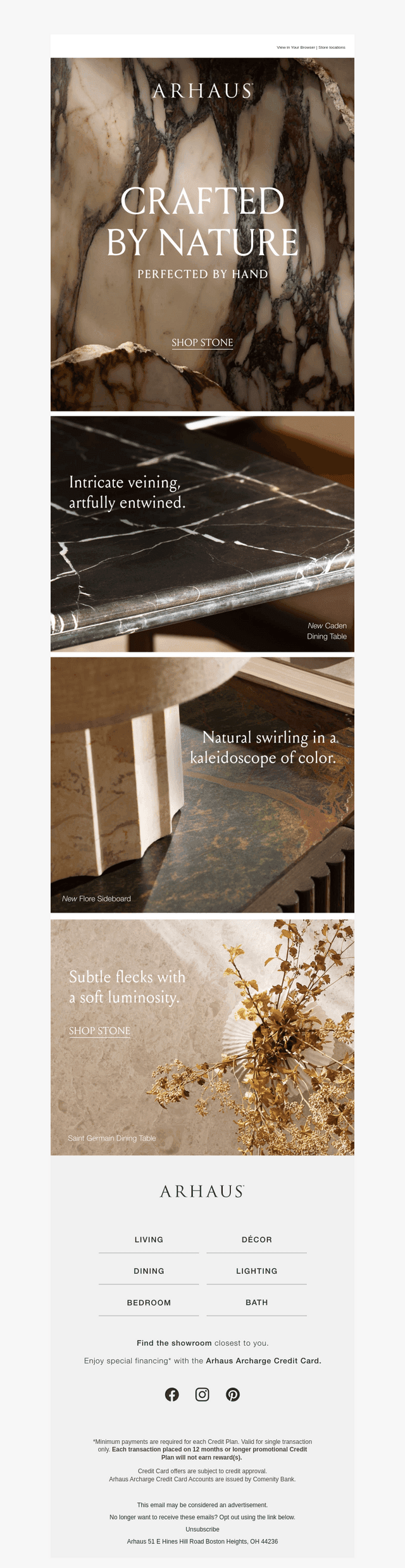 Crafted by Nature, Perfected by Hand