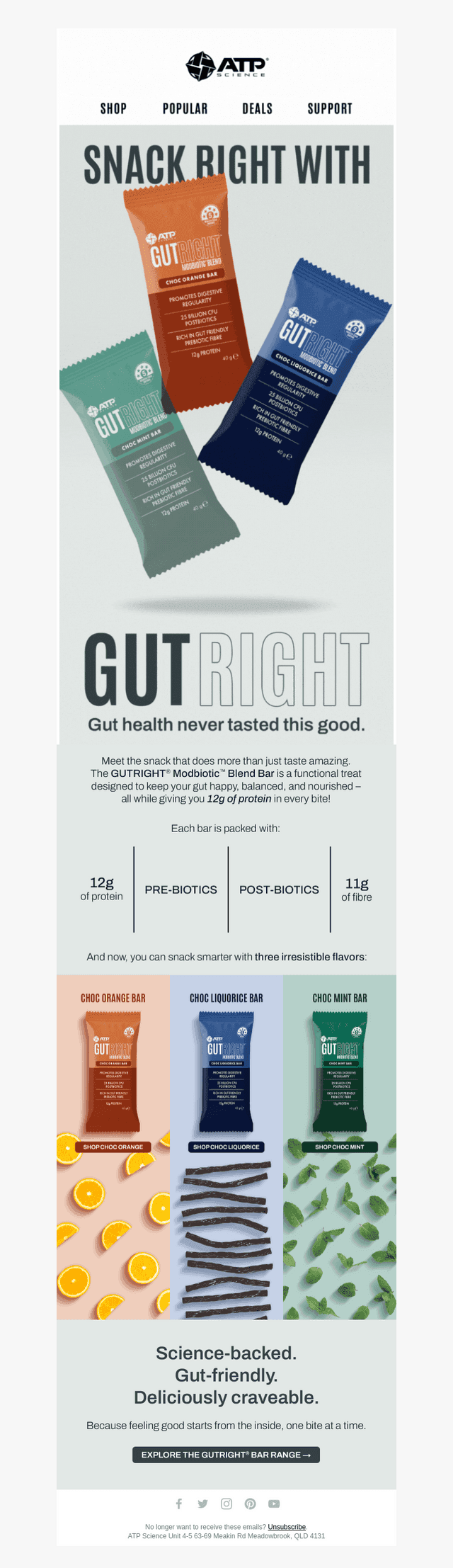 Gut health... in a choc bar? 🍫