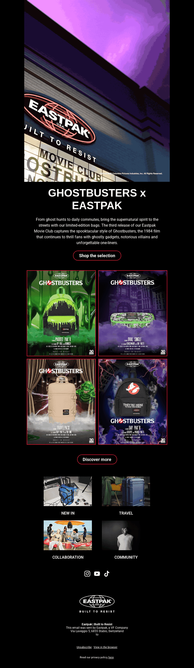Ghostbusters x Eastpak is here 👻 🚫