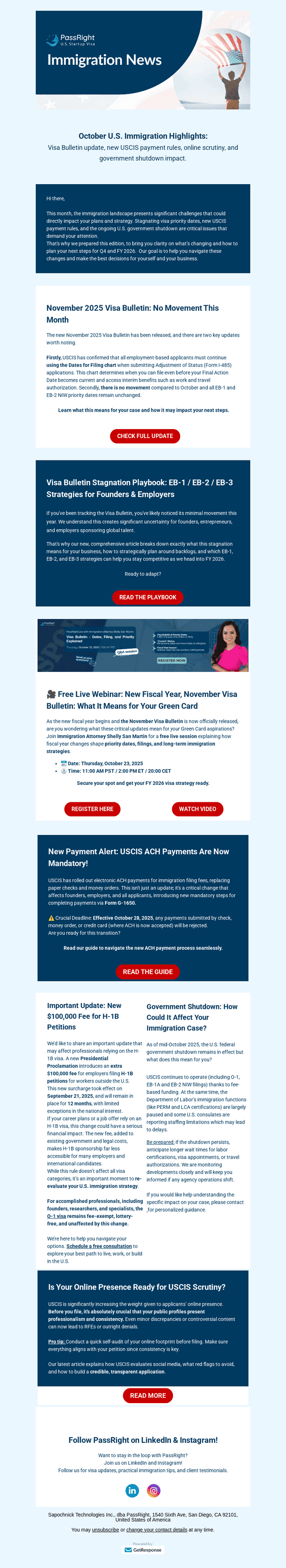 PassRight email from Tue, Oct 21, 2025
