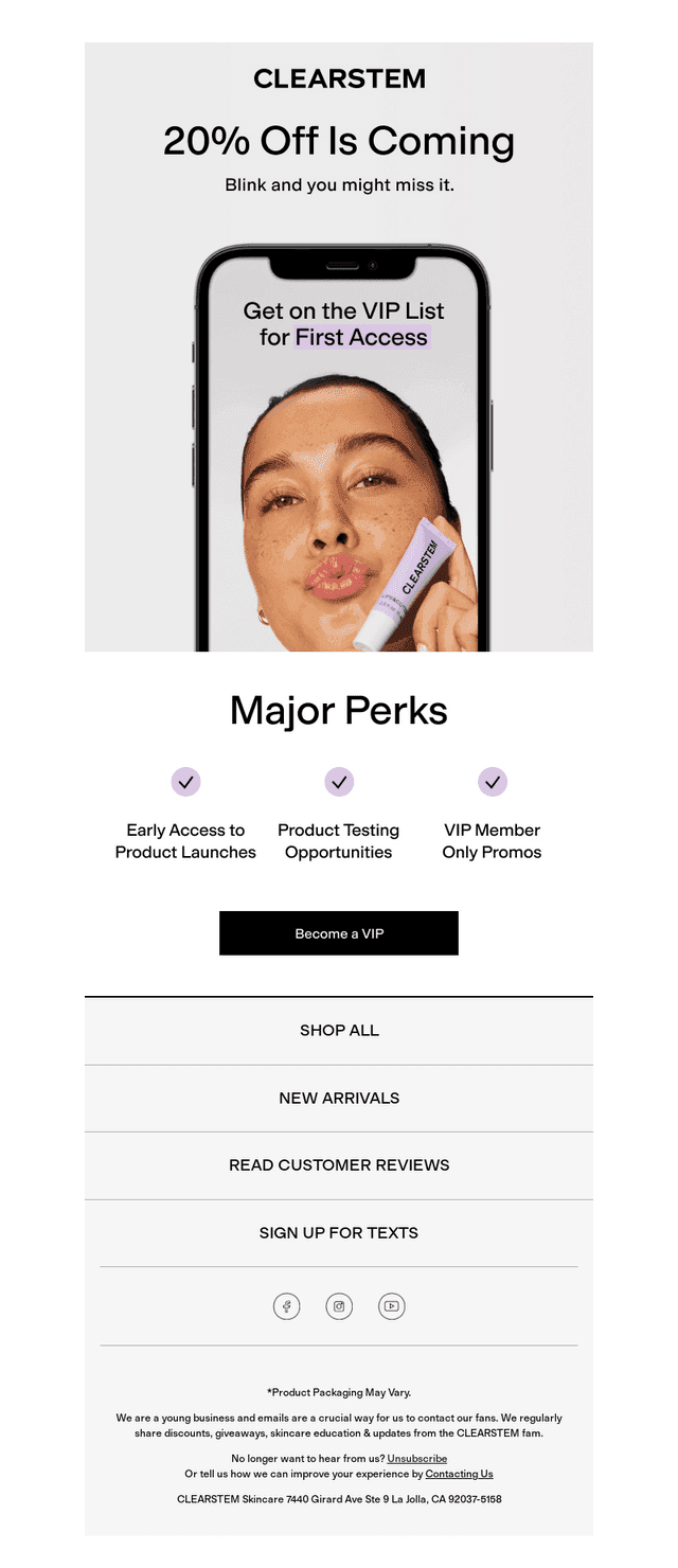 Don't Miss VIP Deals