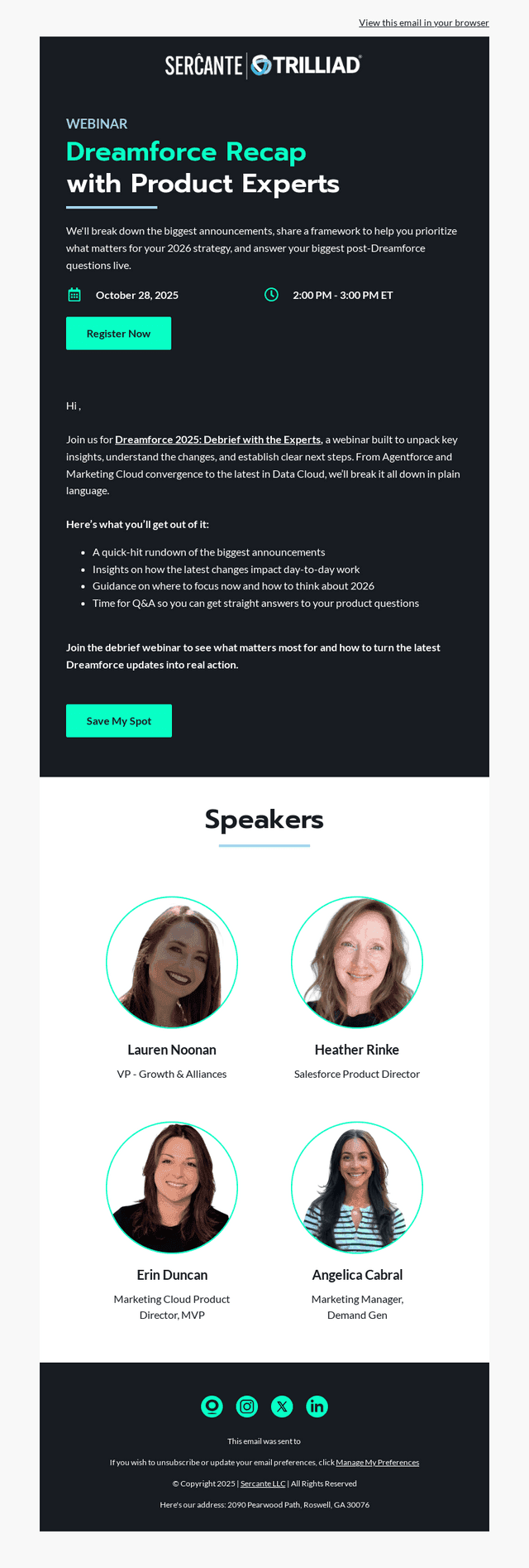 ☁️ Your Dreamforce Recap: Live Webinar Oct 28