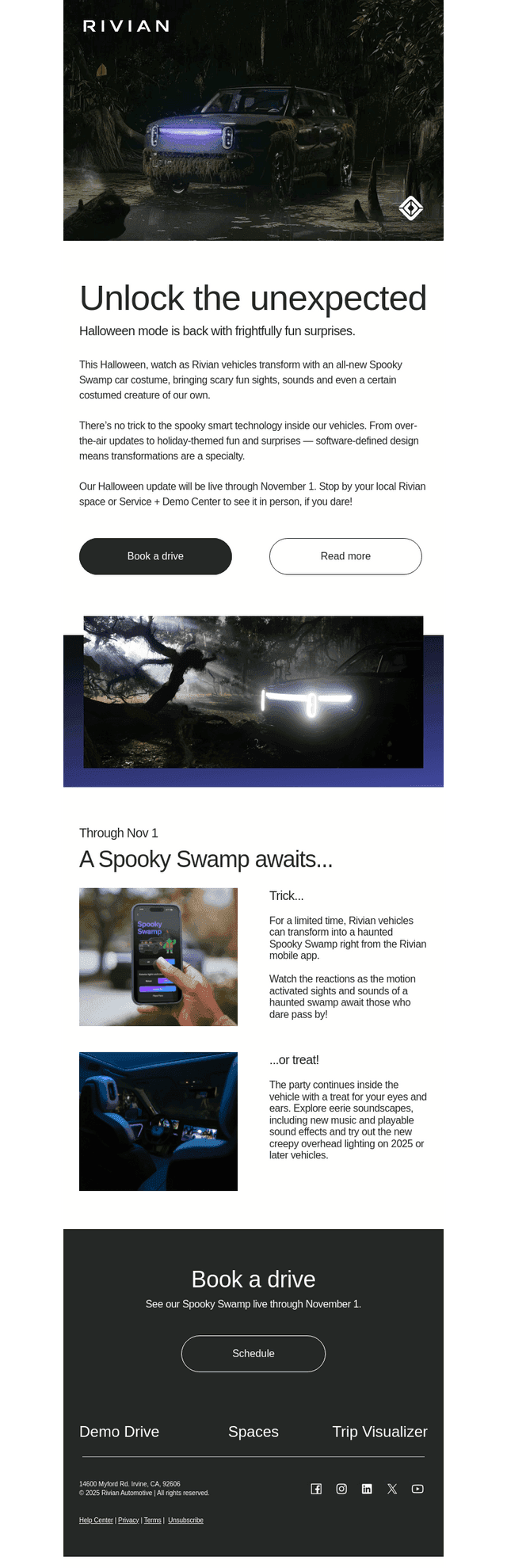 Rivian email from Tue, Oct 21, 2025