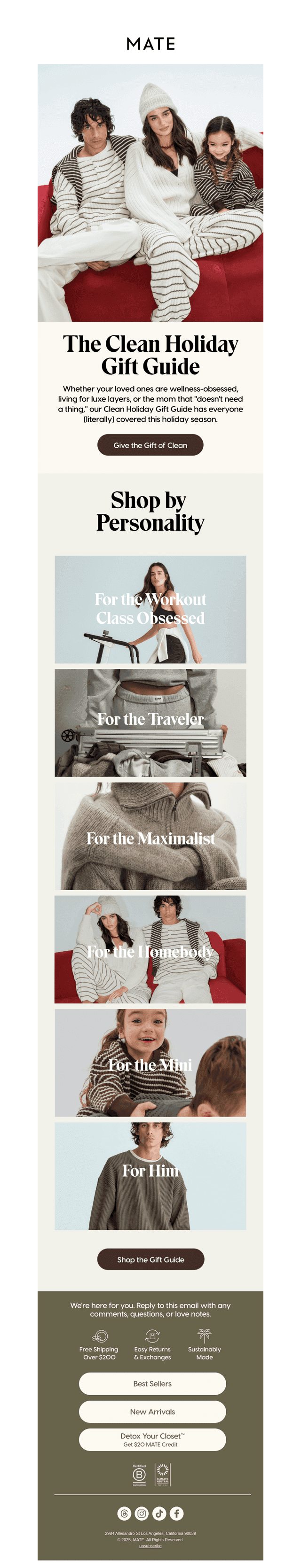 THE CLEAN HOLIDAY GIFT GUIDE 🎁