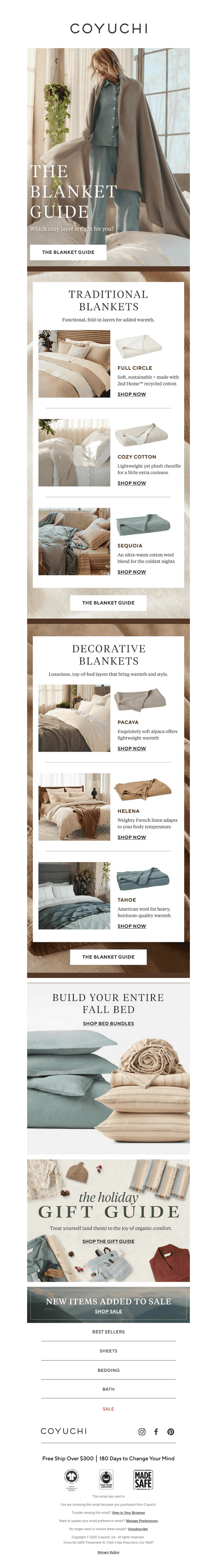The Blanket Guide: Find Your Cozy