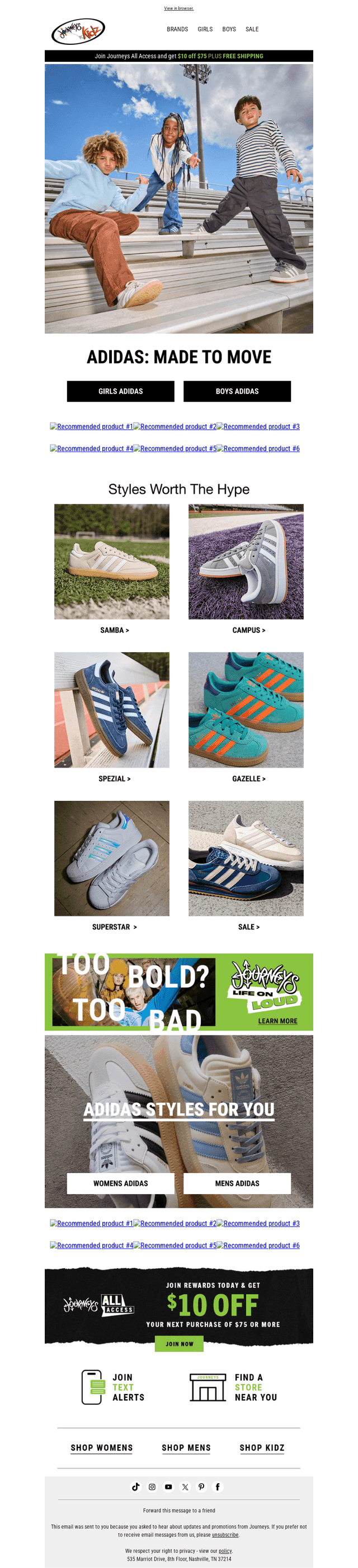 In our 3 stripes era ✌️