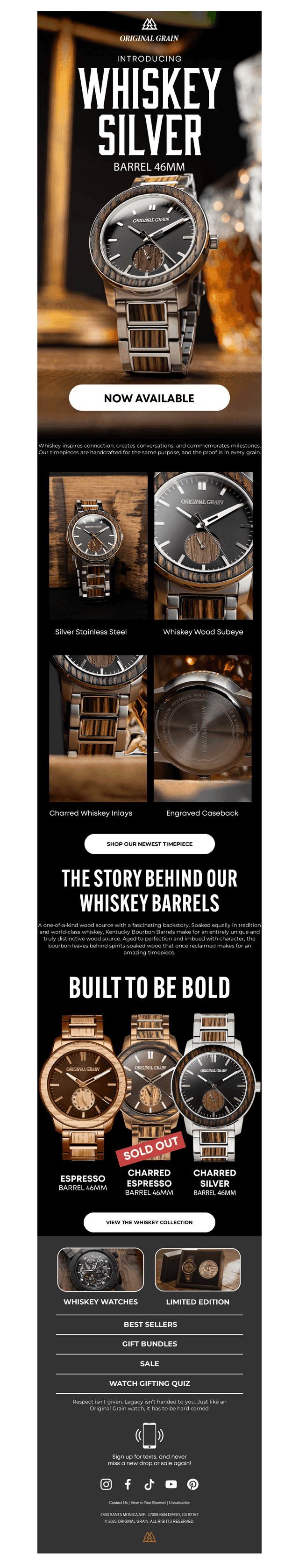 IT'S HERE: The Whiskey Silver Barrel 46mm