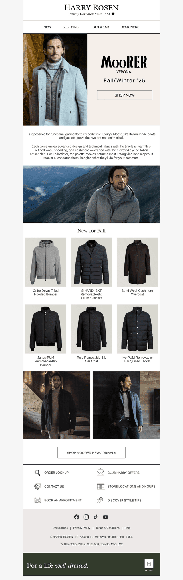 MOORER: Coats and Jackets, Function and Luxury